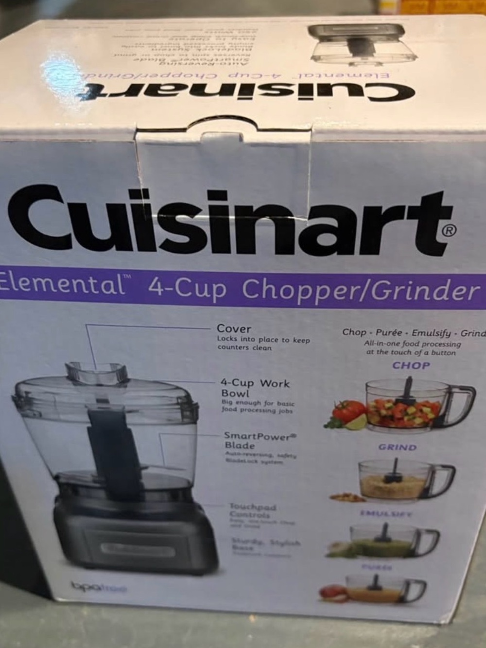 Cuisinart elemental 4 cup chopper/grinder